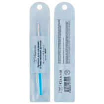 Для вязания " Gamma" MHP крючок с пласт. ручкой алюминий d 3. 5 мм 14 см в чехле . 