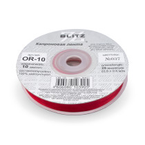 Лента капроновая OR-10 №037 т.красный