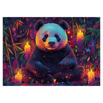 "ФРЕЯ" Пазл. Премиальная коллекция 1000 элемент. TOP-PZL-1000/11 Медитация панды