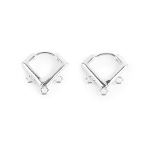 " Zlatka" Швензы FMK- H20 15 x 15 мм 2 шт 01 под серебро