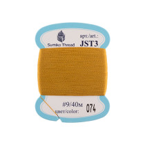 Нитки для вышивания " SumikoThread" JST3 9 100% шелк 40 м №074 золотой