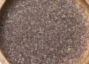 Бисер Япония MIYUKI Delica цилиндрический 11/0 5г DB-0064 серо-коричневый кристалл радужный с цветной линией